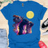 Bulldog & Moon - V4 - All Bulldogs T-Shirt